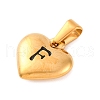 304 Stainless Steel Pendants STAS-P278-01F-G-1-2