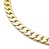Ion Plating(IP) 304 Stainless Steel Cuban Link Chain Necklace NJEW-K249-01A-G-2