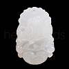 Natural White Jade Carved Pendants G-S384-01B-1