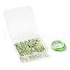 DIY Natural Prehnite Beads Jewelry Set Making DIY-LS0002-71-7