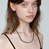 Beebeecraft 3Pcs Spandex Cord Necklace Makings MAK-BBC0001-13-6
