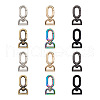 Biyun 12Pcs 6 Colors Zinc Alloy Swivel Clasps FIND-BY0001-06-1