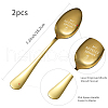 Stainless Steel Spoons Set AJEW-WH0253-021-2