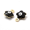 304 Stainless Steel Enamel Charms STAS-G302-01G-3