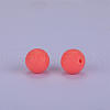 Round Silicone Focal Beads SI-JX0046A-107-2