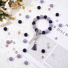 FIBLOOM DIY Silicone Beads Keychain Making Kits DIY-FI0001-16-5
