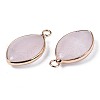 Natural Rose Quartz Pendants G-S359-318C-3