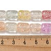 Transparent Crackle Glass Beads Strands GLAA-NH0001-04A-4