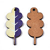 Printed Basswood Pendants WOOD-N006-57-3