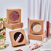 Foldable Kraft Paper Boxes CON-WH0068-63B-6