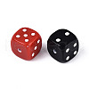 Baking Painted Opaque Acrylic Beads SACR-T017-41-2