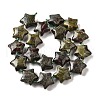 Natural Dragon Blood Beads Strands G-U023-C01-07-3