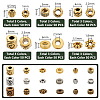   900Pcs 18 Styles Tibetan Style Alloy Spacer Beads Sets TIBEB-PH0005-12-2