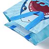 Cartoon Printed Shark Non-Woven Reusable Folding Gift Bags with Handle ABAG-F009-D01-3