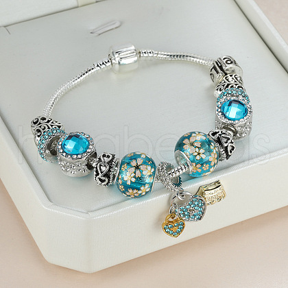 Zinc Alloy European Style Bracelets FS-WG01BDE-03-1