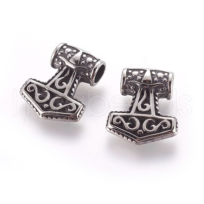 304 Stainless Steel Pendants X-STAS-P237-01AS-1
