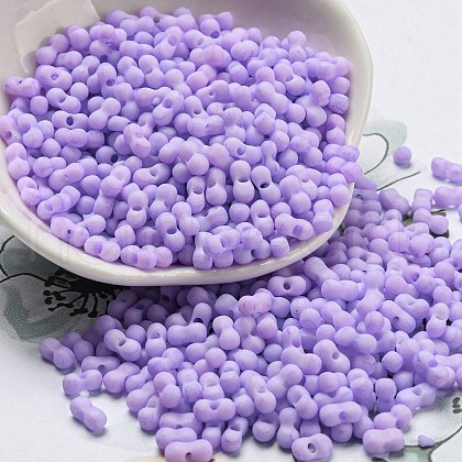 Macaron Color Opaque Frosted Glass Seed Beads X1-SEED-K009-12B-14-1