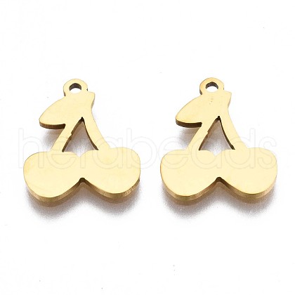 201 Stainless Steel Charms STAS-S110-097G-1