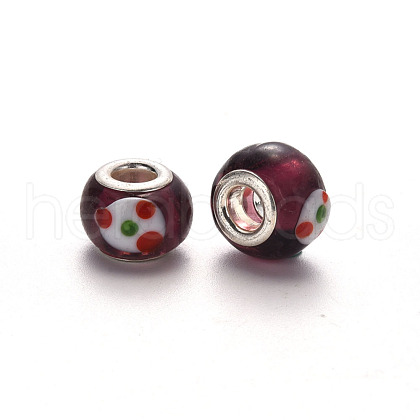 Handmade Lampwork European Beads LPDL-N001-057-C09-1