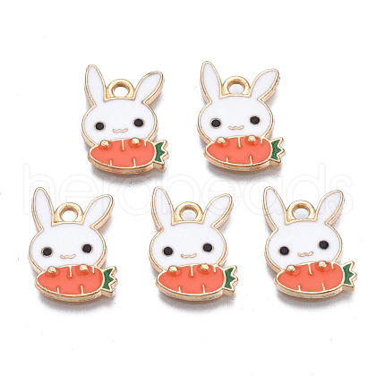 Alloy Enamel Pendants ENAM-T016-21-RS-1