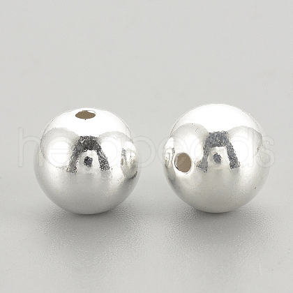 925 Sterling Silver Beads STER-S002-15-6mm-1