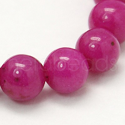 Natural Mashan Jade Round Beads Strands X-G-D263-4mm-XS12-1