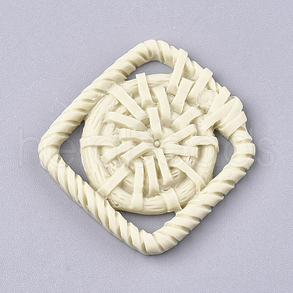Resin Pendants RESI-S364-29B-1