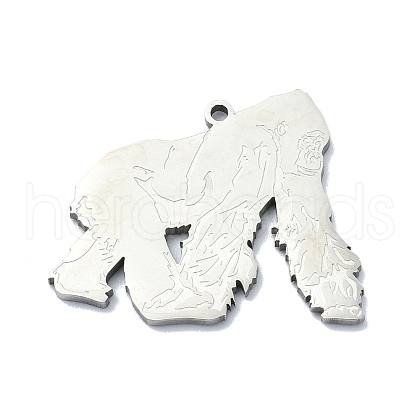 Non-Tarnish 201 Stainless Steel Pendants STAS-R118-06P-1