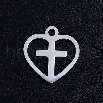 201 Stainless Steel Hollow Charms STAS-Q201-JN318-1-1