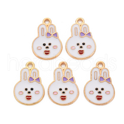 Alloy Enamel Pendants ENAM-N054-77D-1