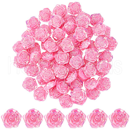SOFPLATE 100Pcs Opaque ABS Plastic Cabochons KY-SP0001-16B-1