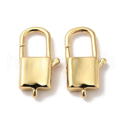 Brass Lobster Claw Clasps KK-J301-21G-1