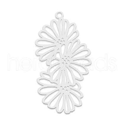 Non-Tarnish 201 Stainless Steel Pendants STAS-S105-LA757-1-1