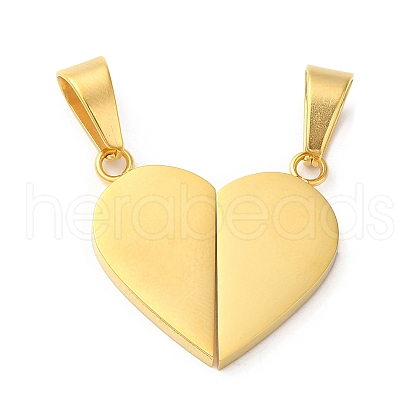 Ion Plating(IP) 304 Stainless Steel Split Pendants STAS-E195-03G-1