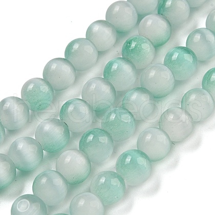 Cat Eye Beads Strands X-G-K378-A06-02-1