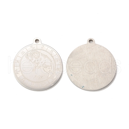 Non-Tarnish 304 Stainless Steel Pendants STAS-A074-03E-P-1