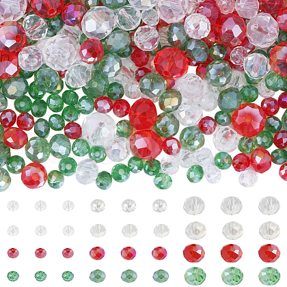 SUNNYCLUE 1000Pcs 12 Colors Electroplate Glass Beads EGLA-SC0001-33-1