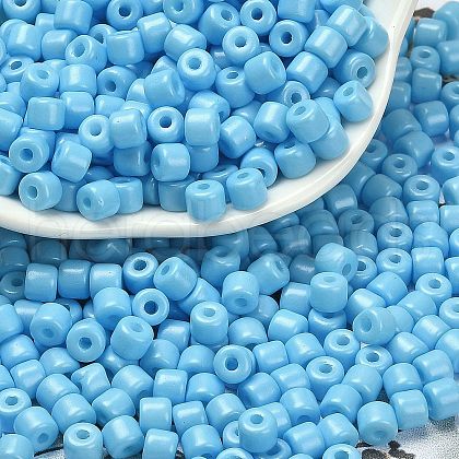 Baking Paint Pearlized Glass Seed Beads SEED-C001-04A-08-1