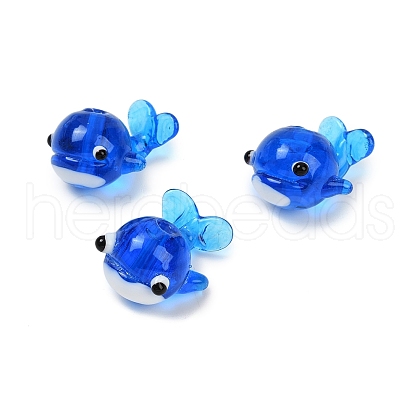 Handmade Lampwork Bumpy Beads LAMP-P067-02-01-1