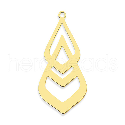 201 Stainless Steel Pendants STAS-S105-LA747-2-1