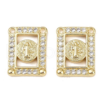 Brass Micro Pave Cubic Zirconia Pendants KK-S526-05G-B-1