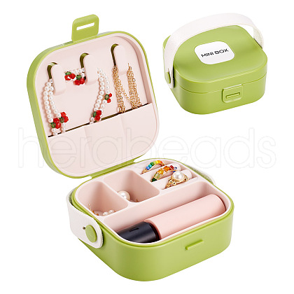 Square PU Leather & PP & Silicone Jewelry Set Box AJEW-TAC0014-13A-1