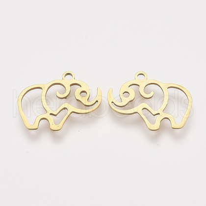 201 Stainless Steel Charms STAS-S110-034G-1