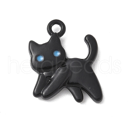 Zinc Alloy Enamel Pendants FIND-U028-01B-1