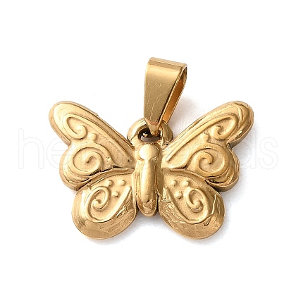 201 Stainless Steel Pendants STAS-U053-16B-G-1