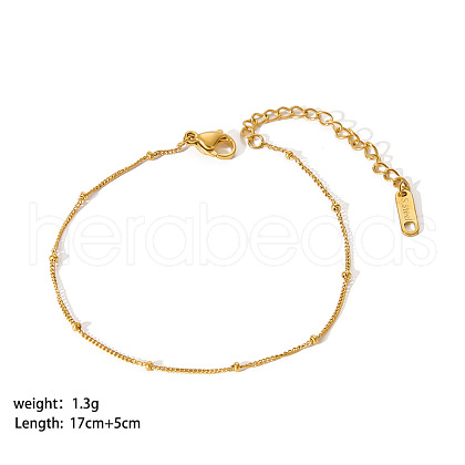 Stylish Stainless Steel Rolo Chain Bracelets for Women XR9988-2-1