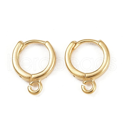 Brass Hoop Earring Findings KK-P310-26A-G-1