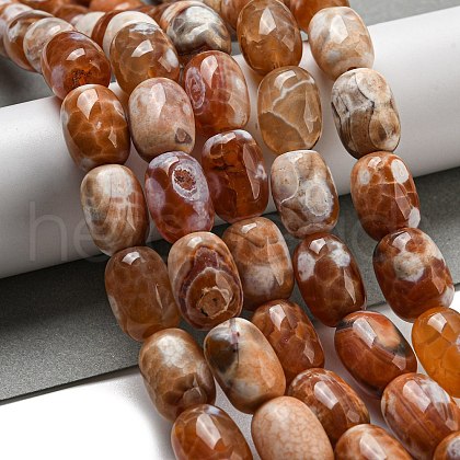Natural Dragon Veins Agate Beads Strands G-A223-D11-01E-1