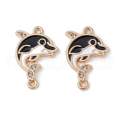 Alloy Enamel Connector Charms ENAM-I054-02D-1