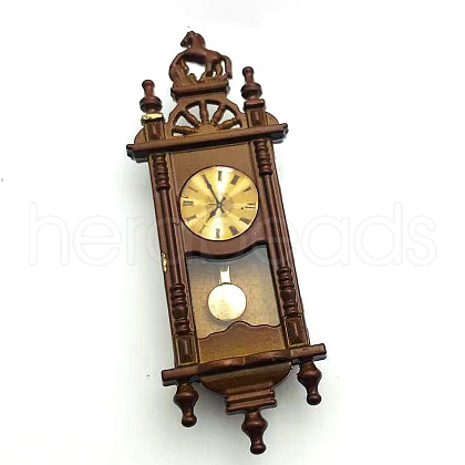 Wooden Miniature Wall Clock MIMO-PW0003-088B-1